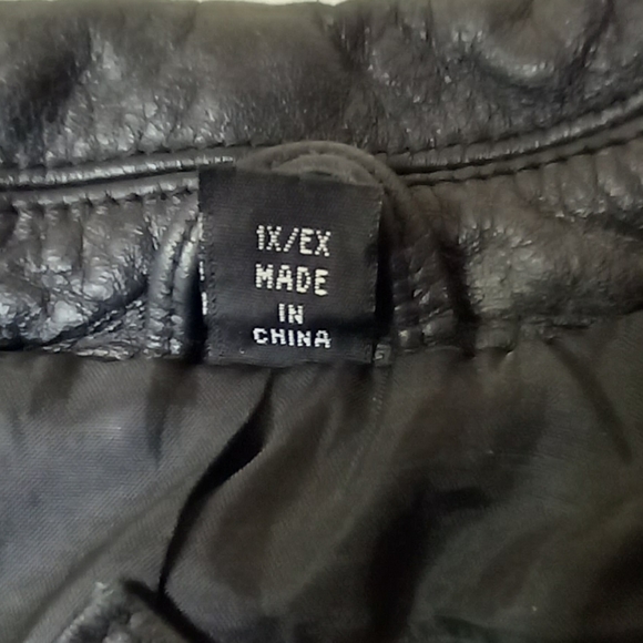 Outbrook Woman 1X Genuine Leather Jacket - Picture 3 of 6